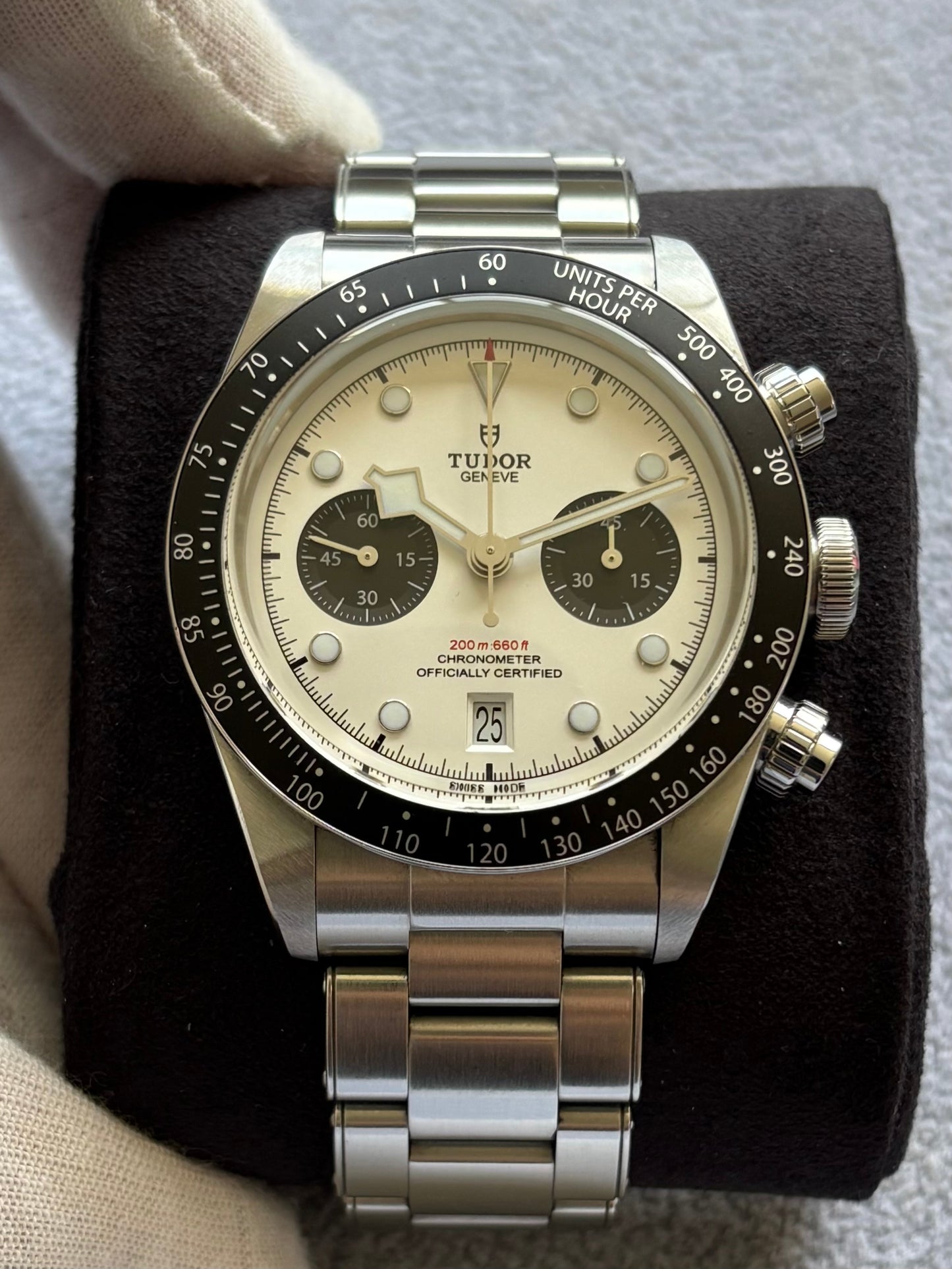 SOLD / ON REQUEST Tudor Black Bay Panda Chronograph 79360N