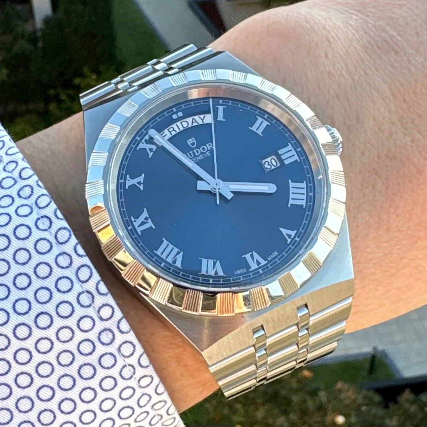SOLD Tudor Royal 41mm Blue dial 28600