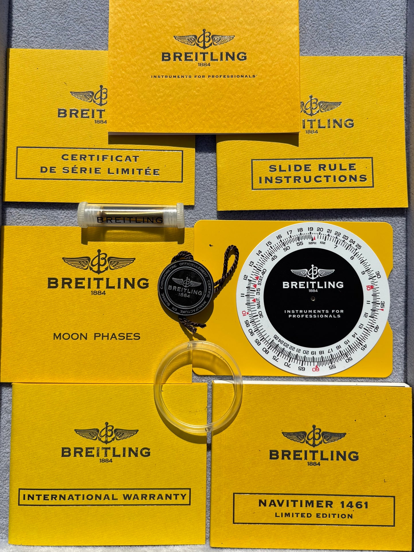 SOLD / ON REQUEST Breitling Navitimer 1461 Limited Edition Year 2012 Full Set 46mm A1937012