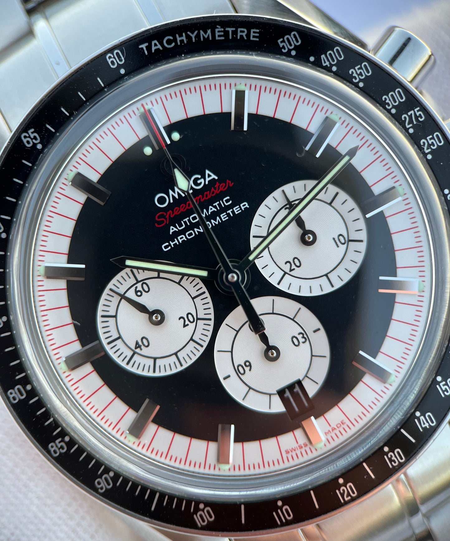 SOLD Omega Speedmaster Michael Schumacher Chronometer 3507.51
