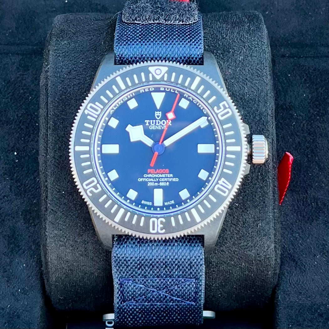 SOLD / ON REQUEST Tudor Pelagos FXD Alinghi Red Bull Racing Edition M25707KN-0001