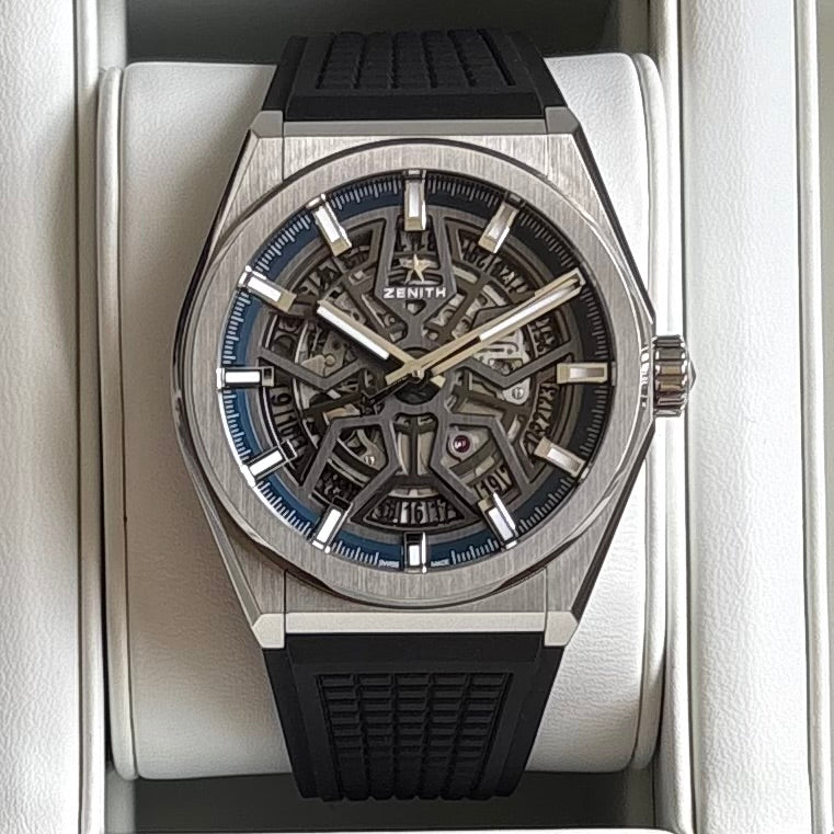 SOLD / ON REQUEST Zenith Defy Skeleton Classic Titanium Ref 95.9000.670/78.r584