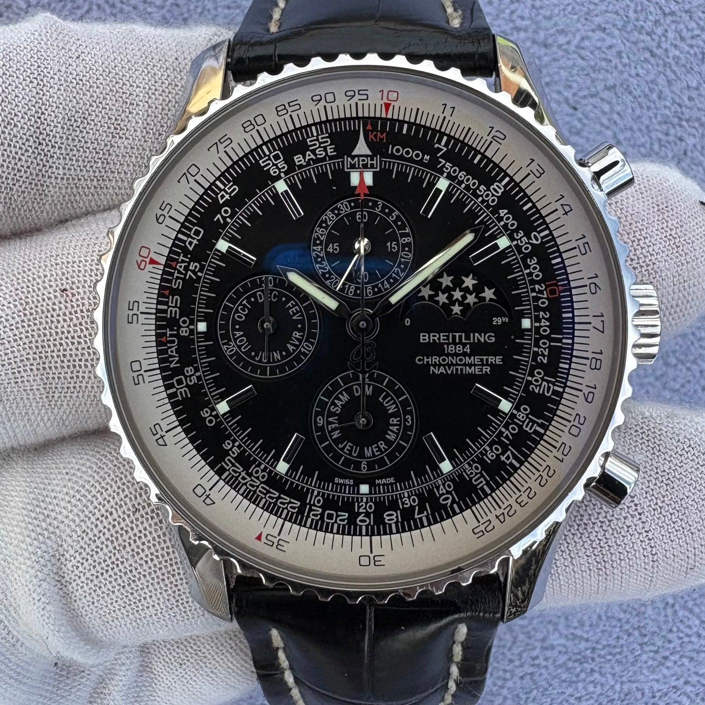 SOLD / ON REQUEST Breitling Navitimer 1461 Limited Edition Year 2012 Full Set 46mm A1937012