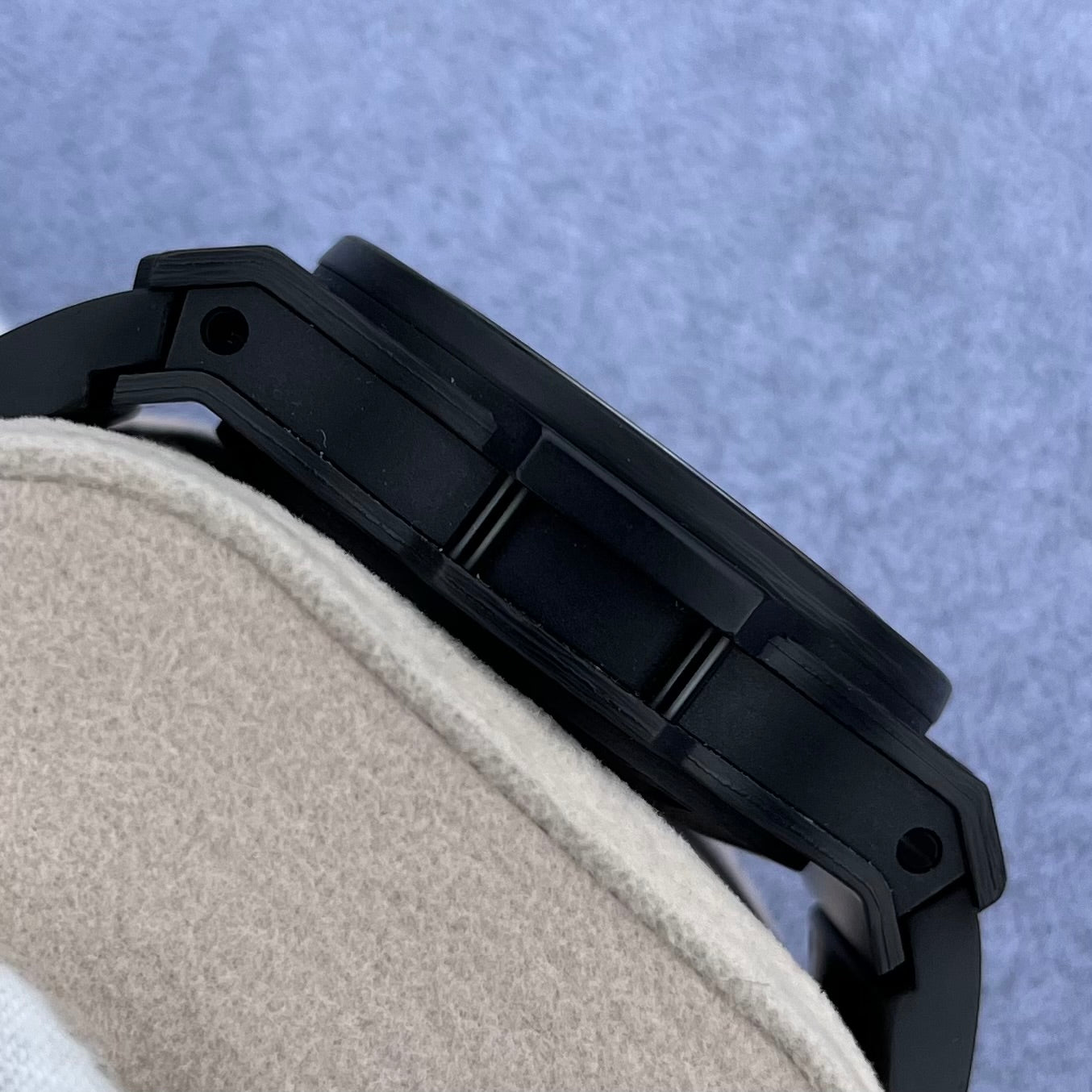 SOLD Hublot Big Bang All Black Carbon Finer Chronograph 44mm 301.QX.1740.GR