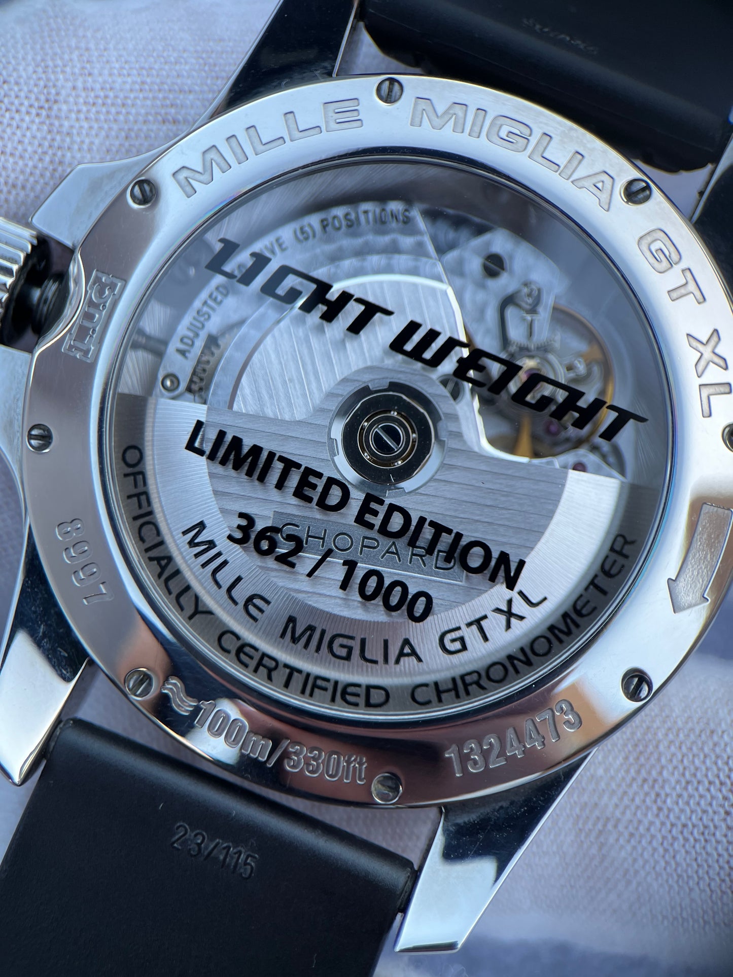 SOLD Chopard Mille Miglia Gran Turismo XL GTXL 44MM Black Dial 168997