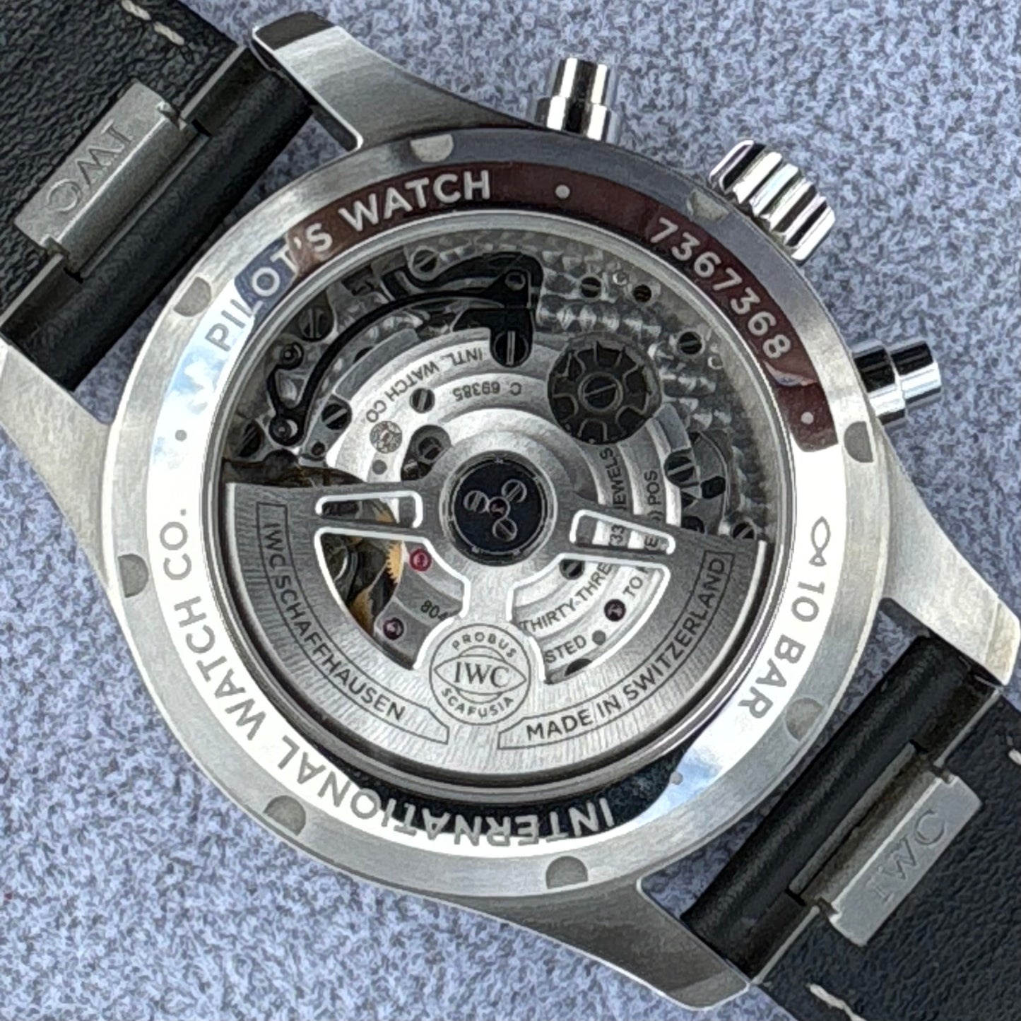 SOLD / ON REQUEST IWC Pilots 2023 Blue Dial Chronograph IW388101