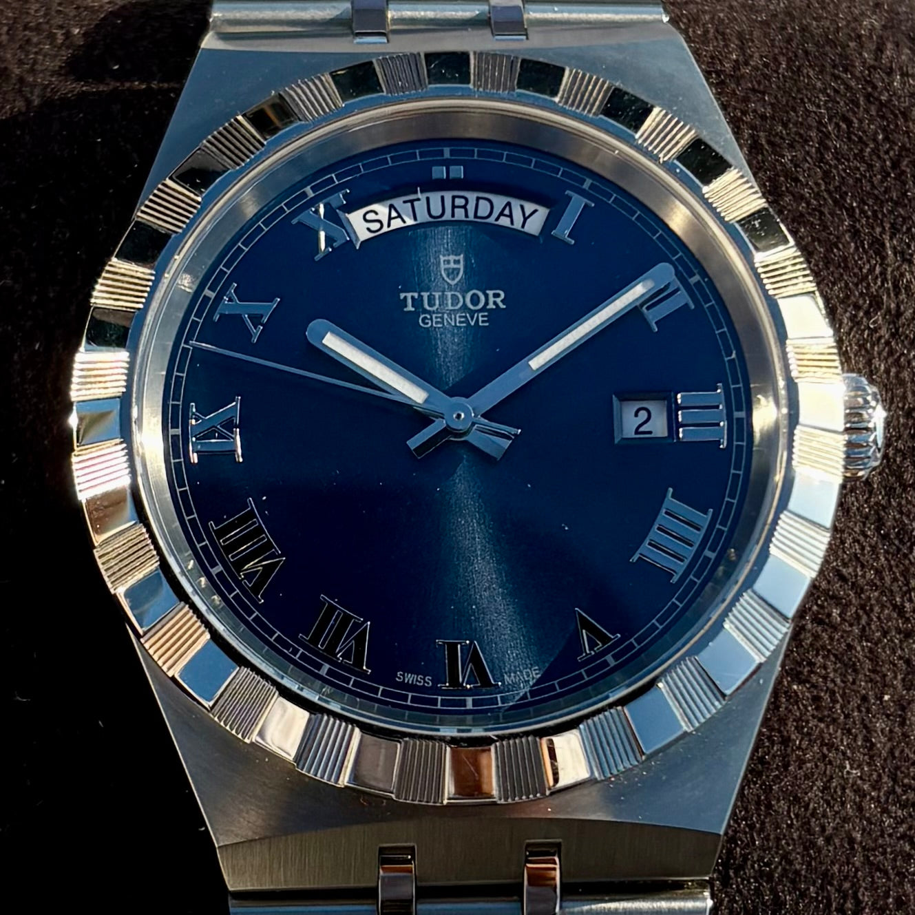 SOLD Tudor Royal 41mm Blue dial 28600