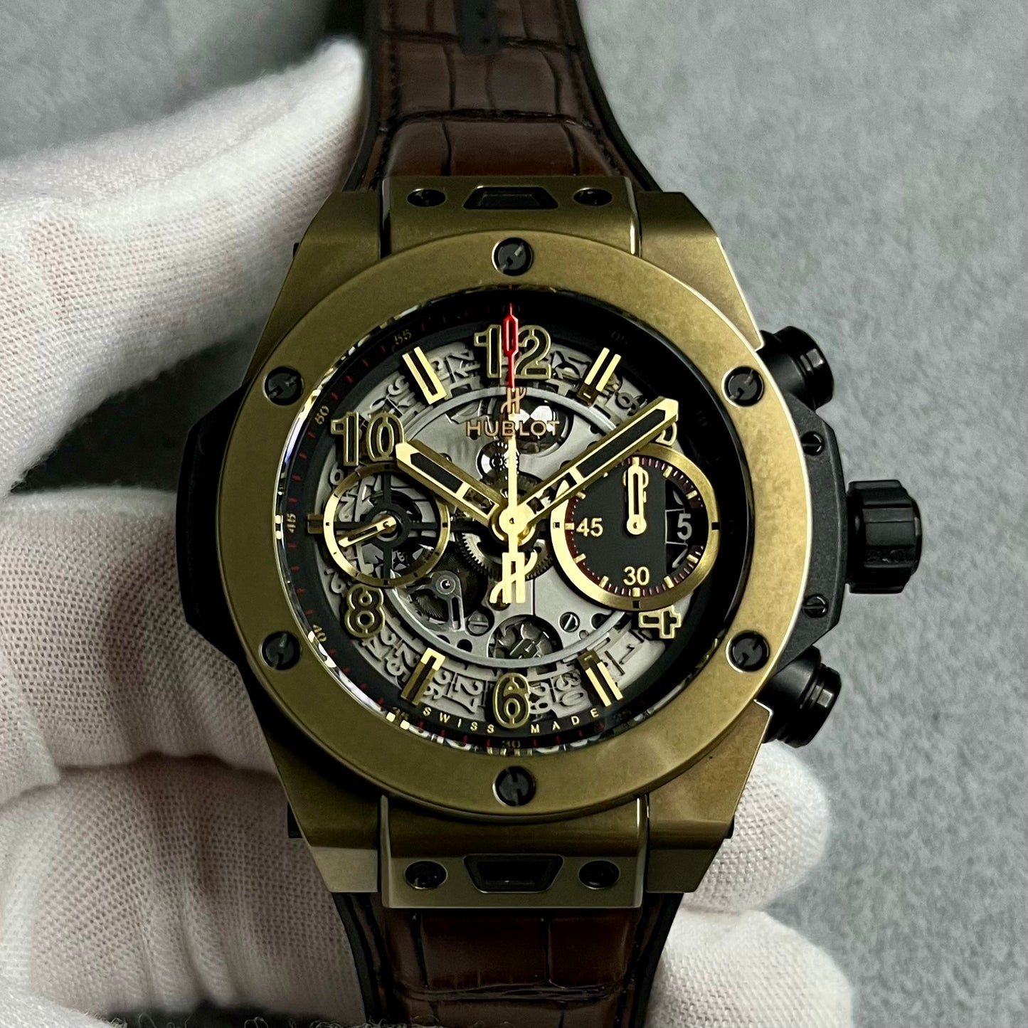 SOLD Hublot Big Bang 42mm Unico Magic Gold Limited Edition