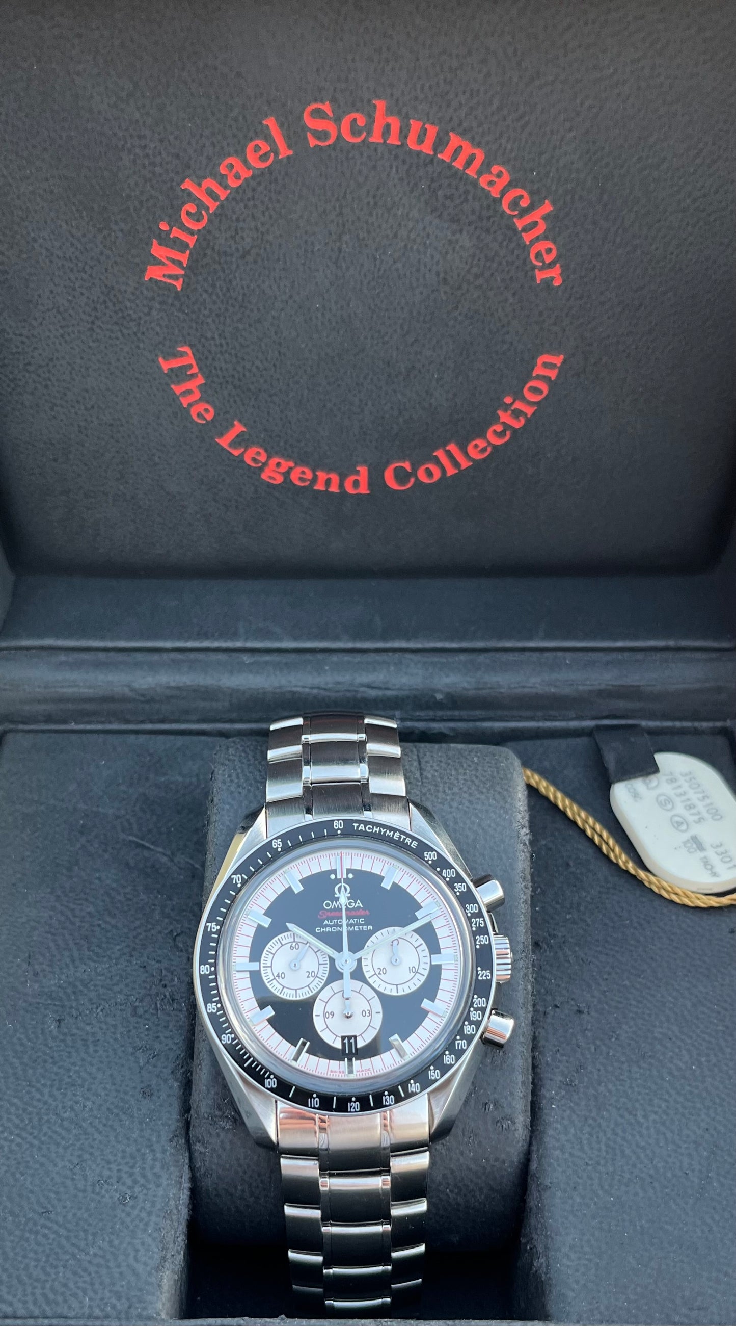 SOLD Omega Speedmaster Michael Schumacher Chronometer 3507.51