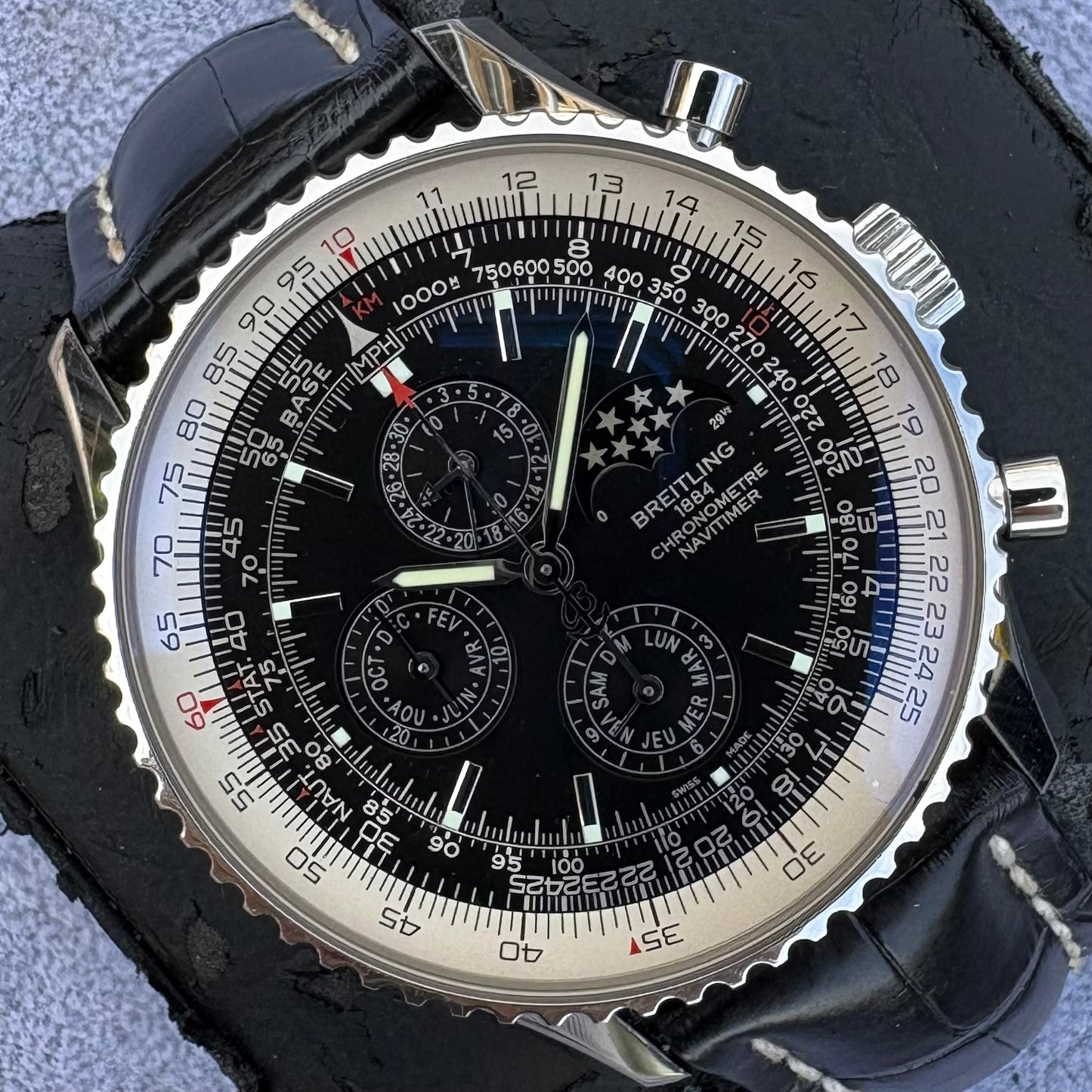SOLD / ON REQUEST Breitling Navitimer 1461 Limited Edition Year 2012 Full Set 46mm A1937012