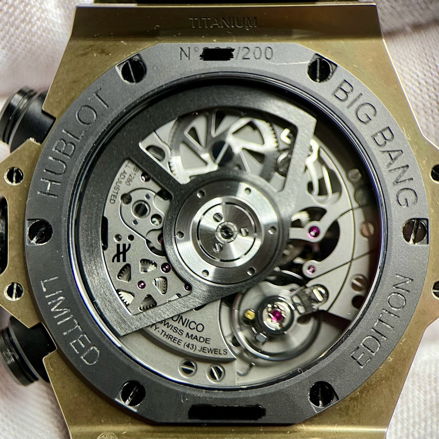 SOLD Hublot Big Bang 42mm Unico Magic Gold Limited Edition