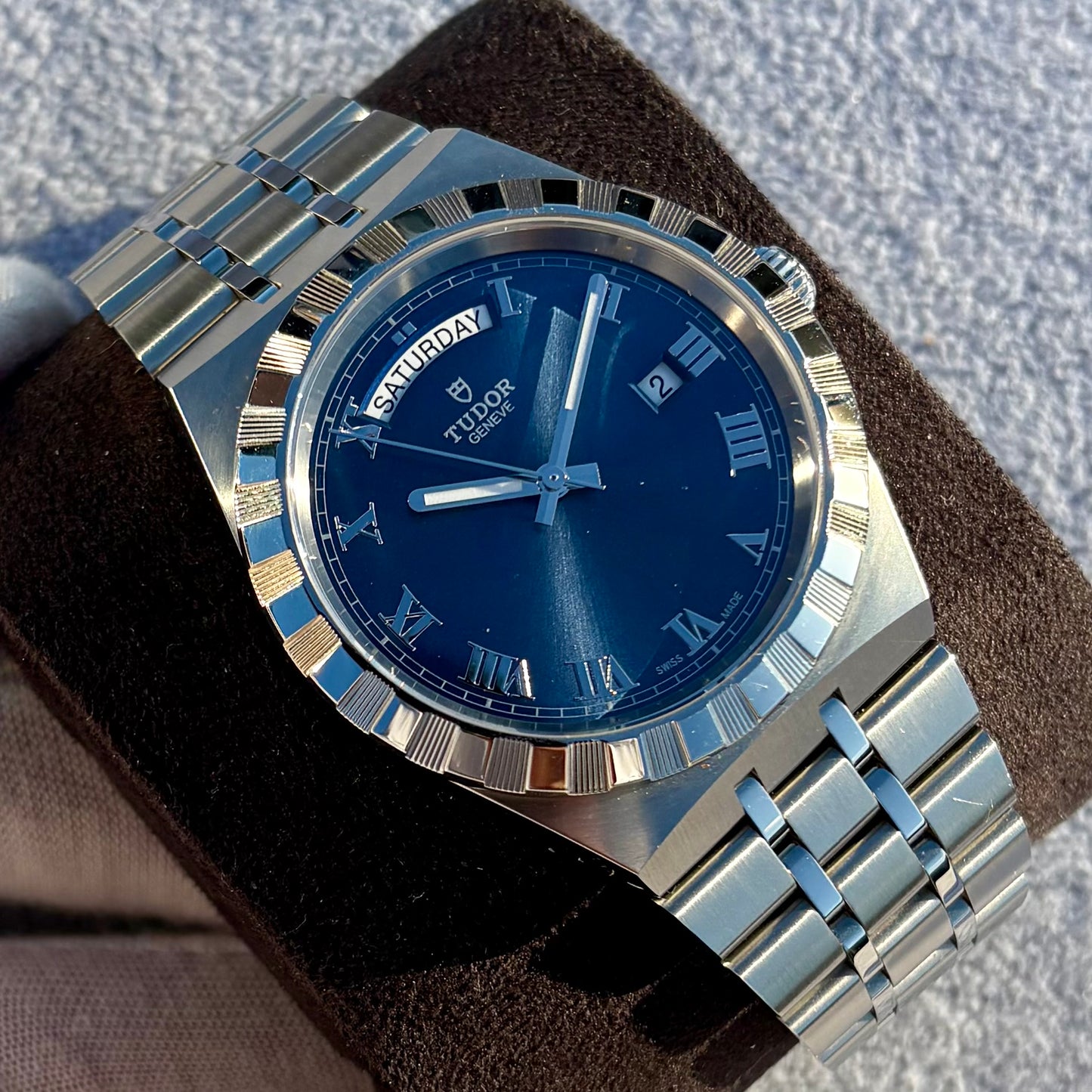 SOLD Tudor Royal 41mm Blue dial 28600