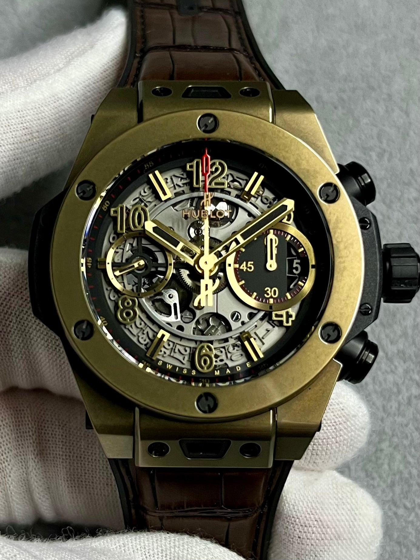 SOLD Hublot Big Bang 42mm Unico Magic Gold Limited Edition