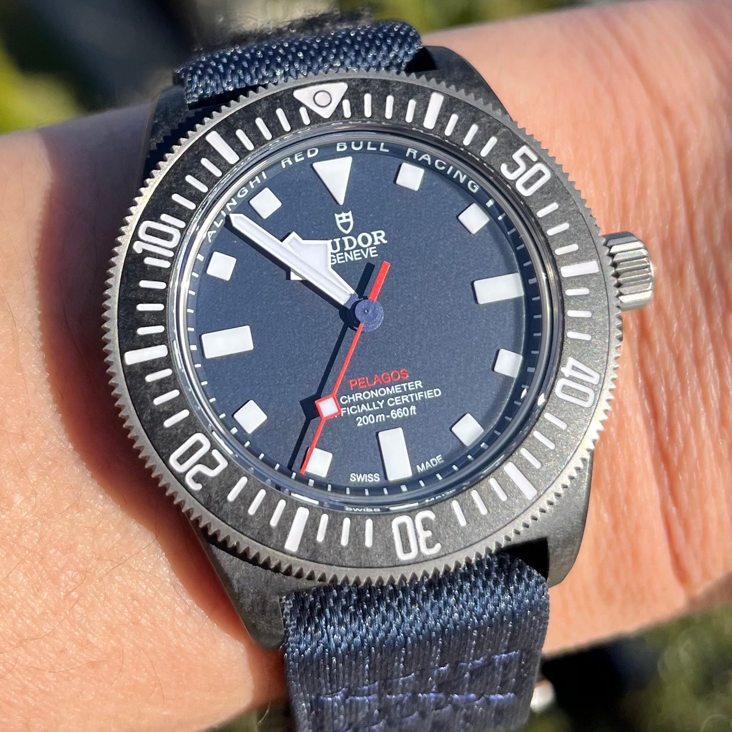 SOLD / ON REQUEST Tudor Pelagos FXD Alinghi Red Bull Racing Edition M25707KN-0001