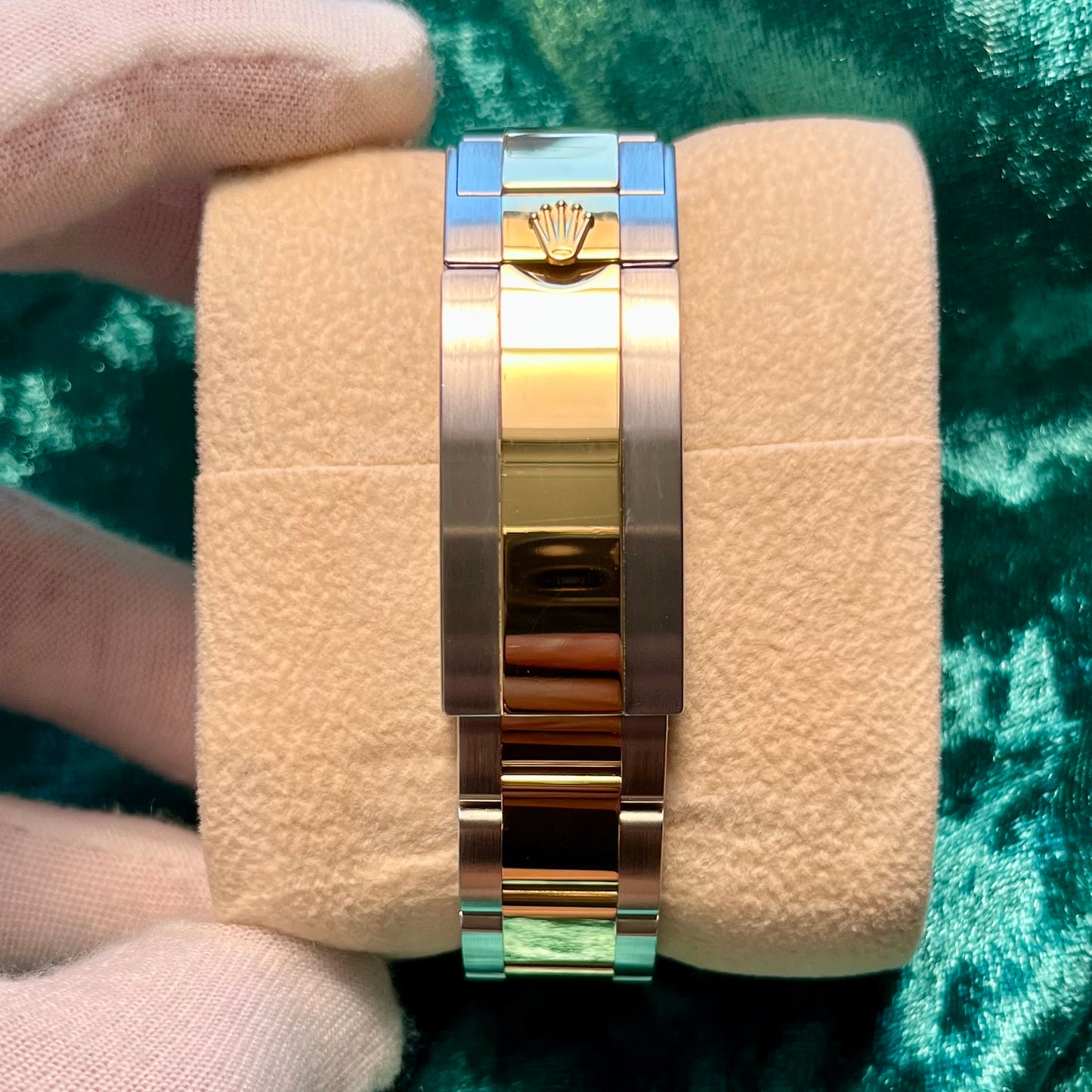 SOLD / ON REQUEST Rolex Submariner Date Two Tone Steel & Gold Black Dial 40mm Year 2015 Full Set