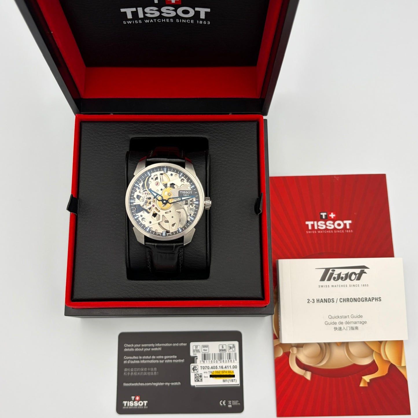 Tissot T-Complication Squelette T070.405.16.411.00 Year 2026 Full Set