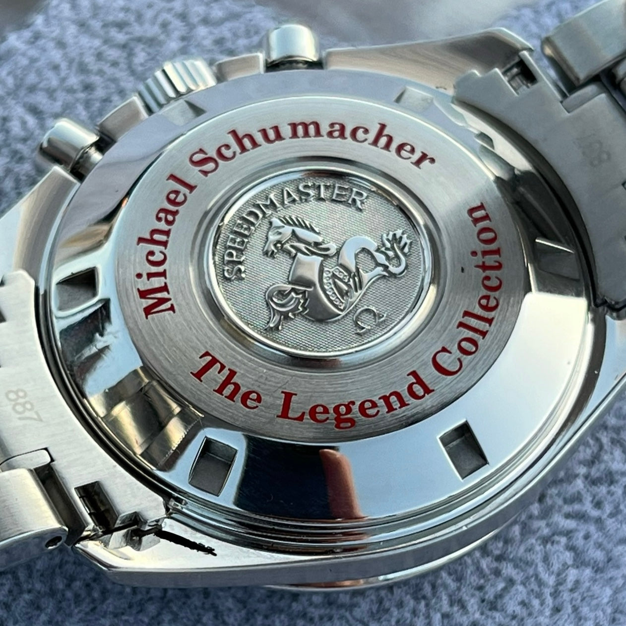 SOLD Omega Speedmaster Michael Schumacher Chronometer 3507.51