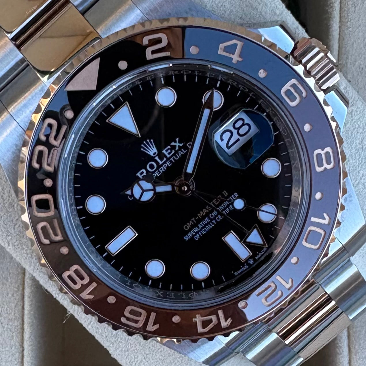 Rolex GMT Master II 126711CHNR Rootbeer Year 2020