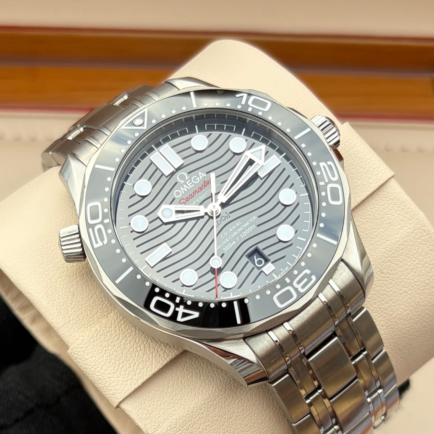 SOLD / ON REQUEST Omega Seamaster Black Dial 210.30.42.20.01.001 year 2025 full set