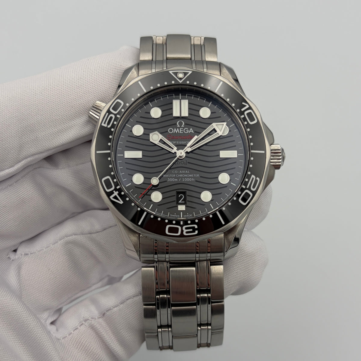 SOLD / ON REQUEST Omega Seamaster Black Dial 210.30.42.20.01.001 Box & Papers Year 2023