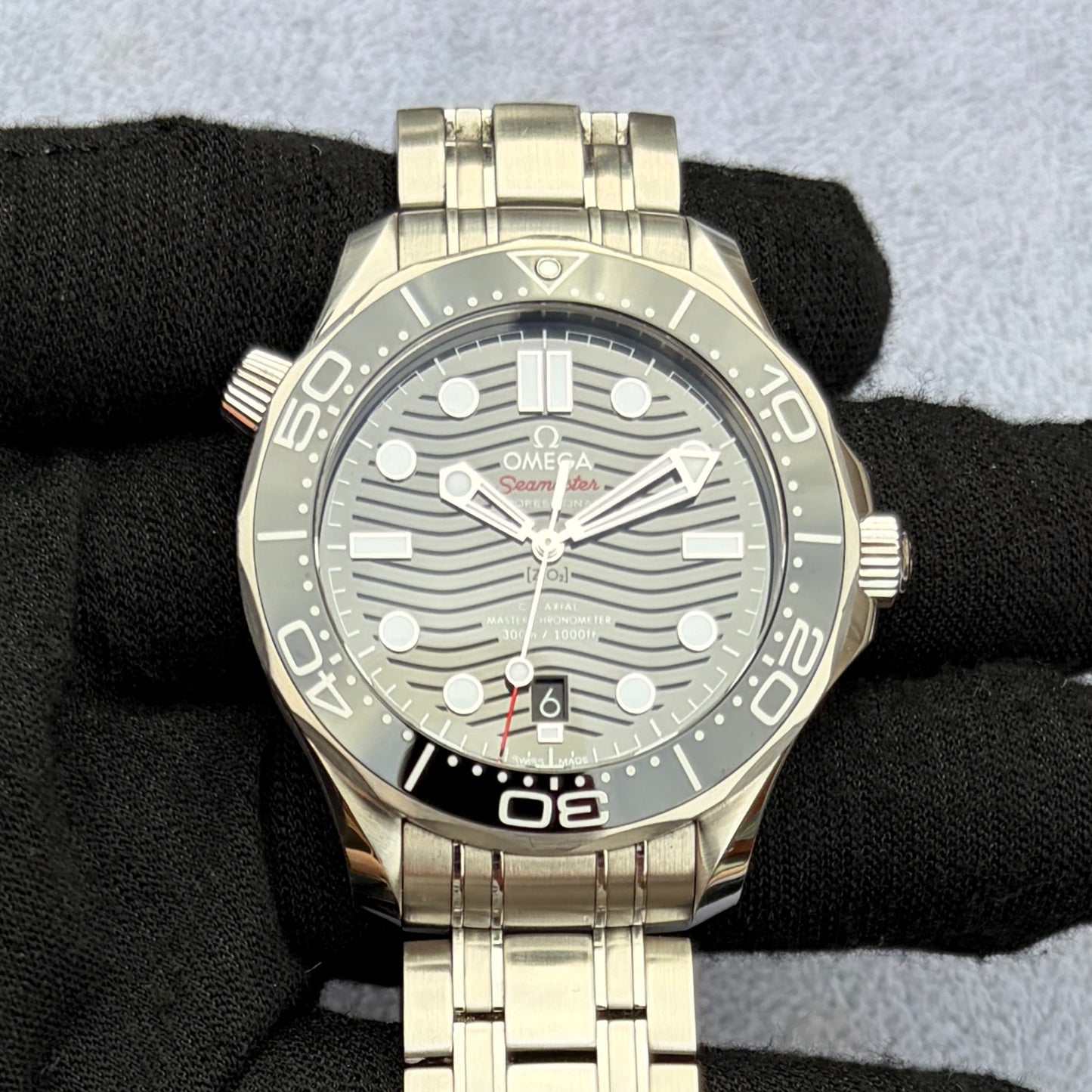 SOLD / ON REQUEST Omega Seamaster Black Dial 210.30.42.20.01.001 year 2025 full set
