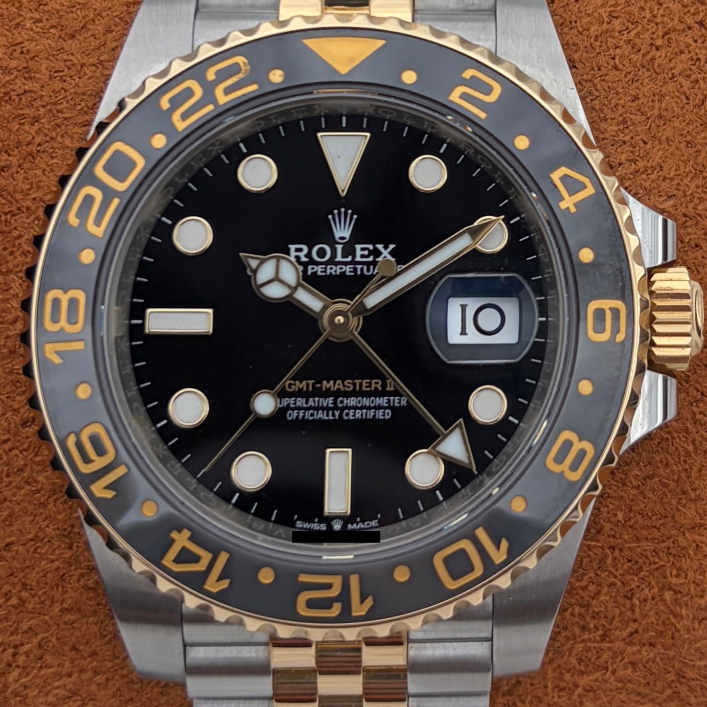 SOLD / ON REQUEST Rolex GMT Master II Zombie 126713GRNR Black Dial Steel & gold 2023
