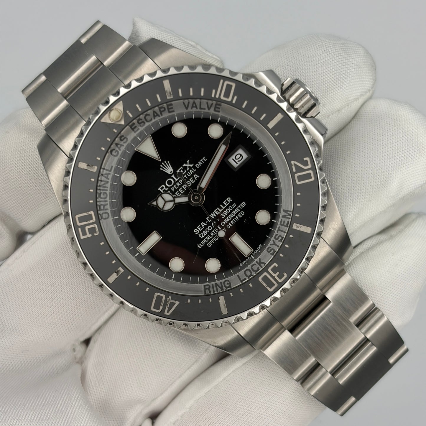 SOLD / ON REQUEST Rolex Sea-Dweller Deepsea 116660 Black Dial Year 2017 Box & Papers