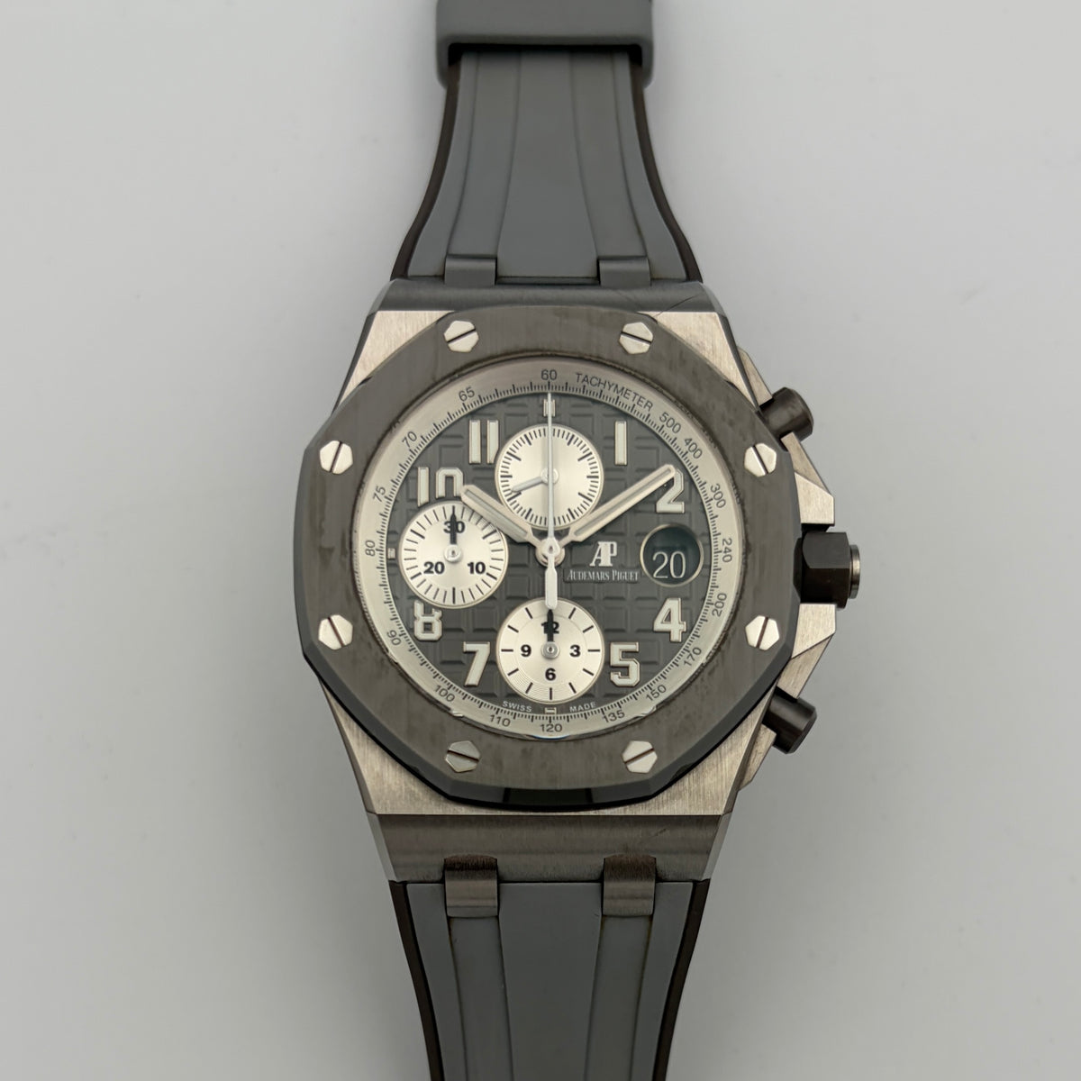 Audemars Piguet Royal Oak Offshore Chronograph “Ghost” 26470IO.OO.A006CA.01 Titanium & Ceramic, Full Set Box & Papers, Year 2021