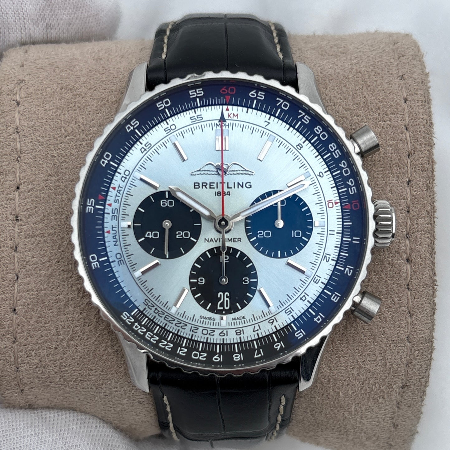Breitling Navitimer AB0138241C1P1 Ice Blue Dial Chronograph 43mm Year