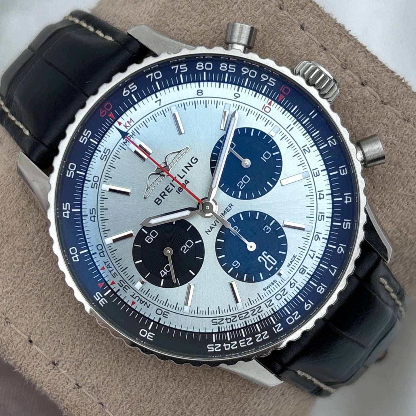 Breitling Navitimer AB0138241C1P1 Ice Blue Dial Chronograph 43mm Year