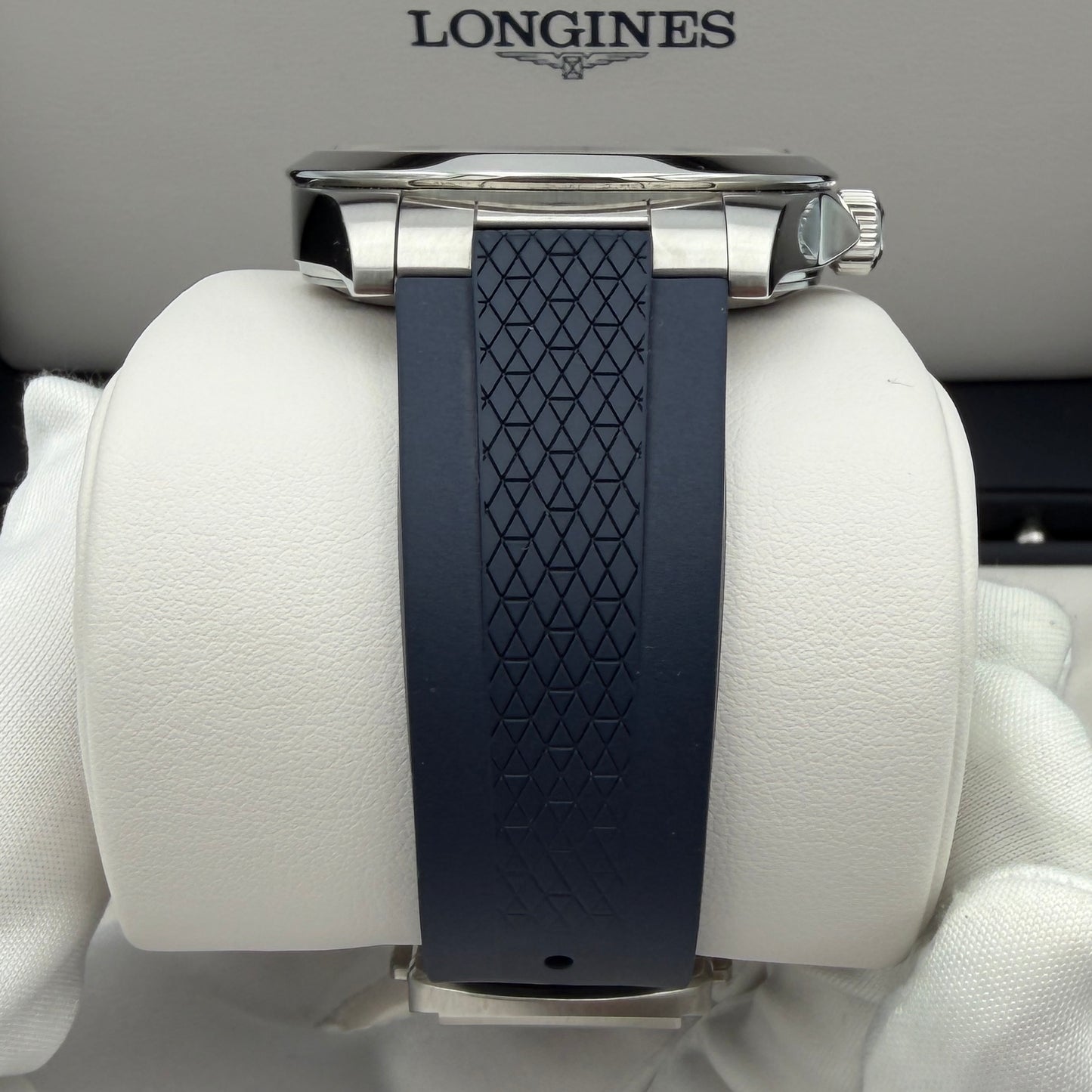Longines Conquest 41mm Green Dial Green Rubber Strap L3.830.4.02.9 Automatic L888.5 Year 2026 Full Set