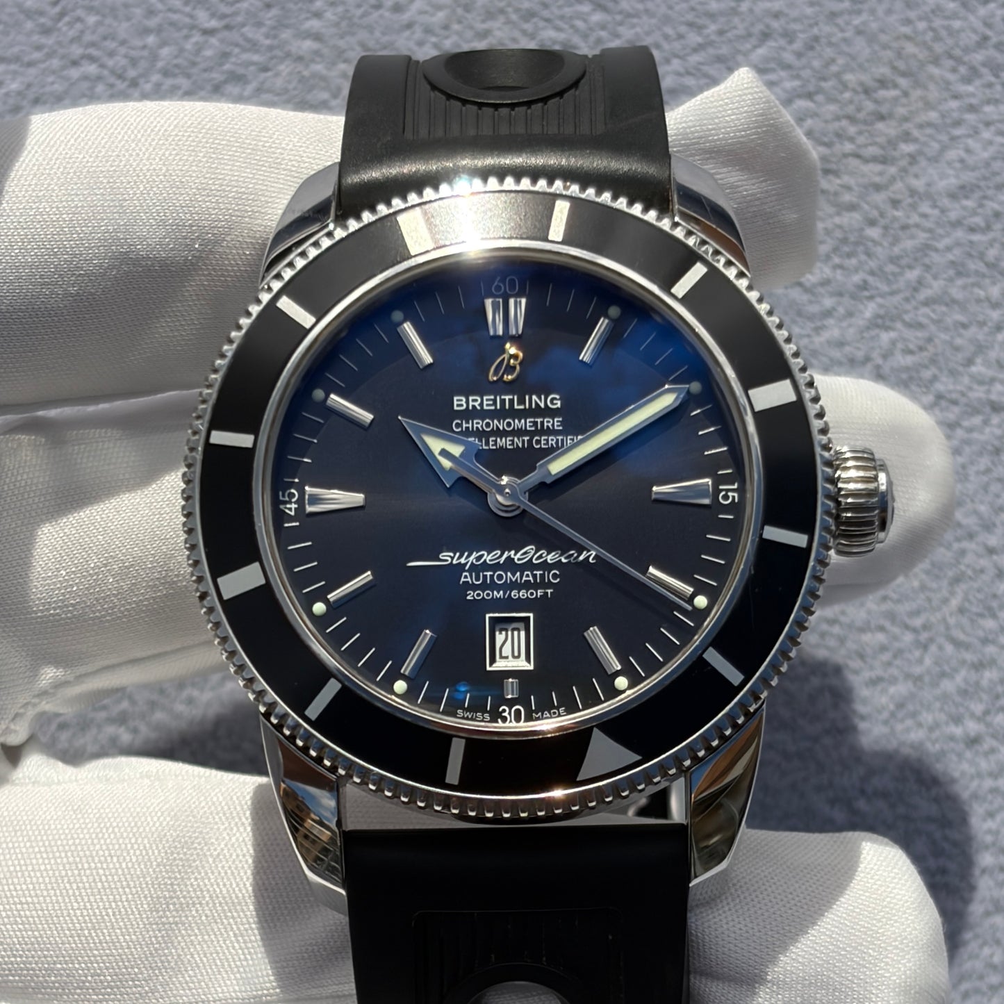 SOLD / ON REQUEST Breitling Superocean Heritage 46mm Year 2017 Full Set Extra Strap