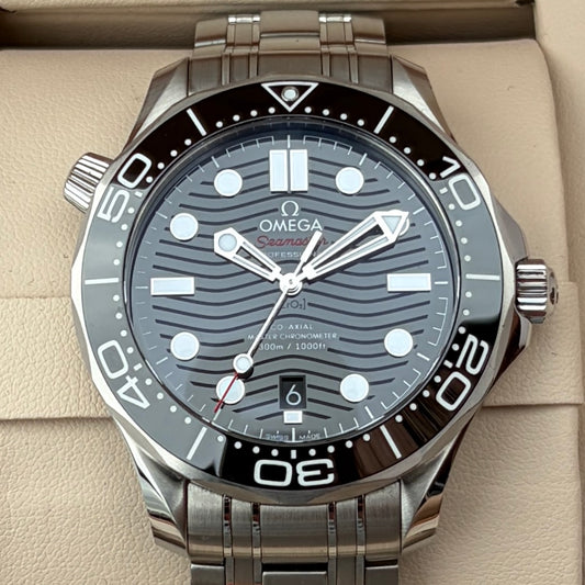 SOLD / ON REQUEST Omega Seamaster Black Dial 210.30.42.20.01.001 year 2025 full set