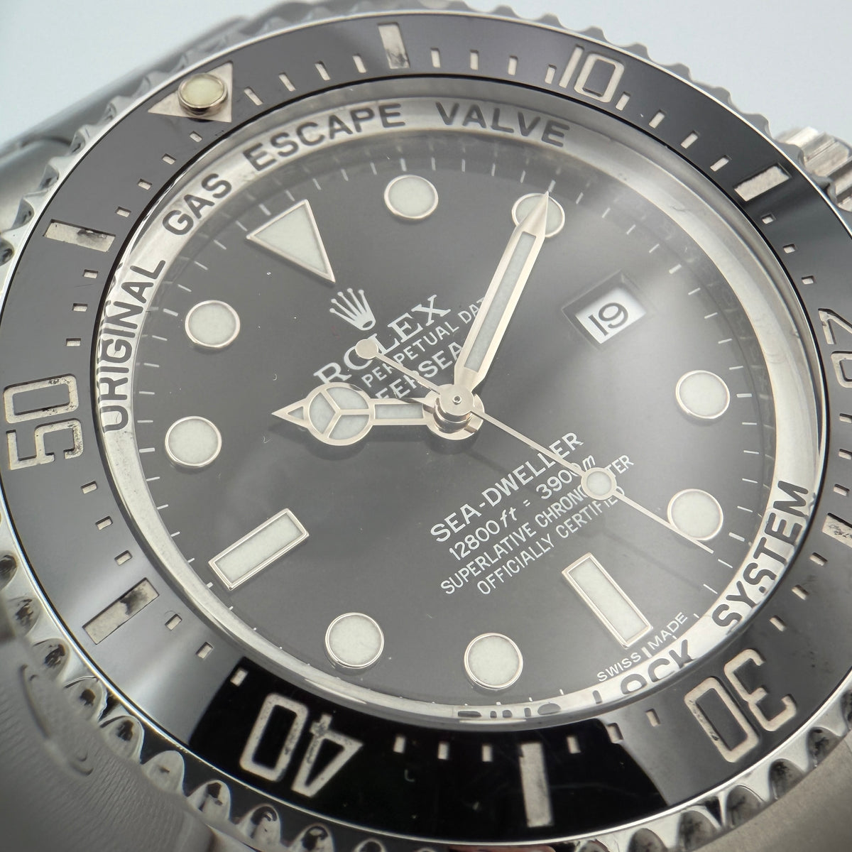SOLD / ON REQUEST Rolex Sea-Dweller Deepsea 116660 Black Dial Year 2017 Box & Papers