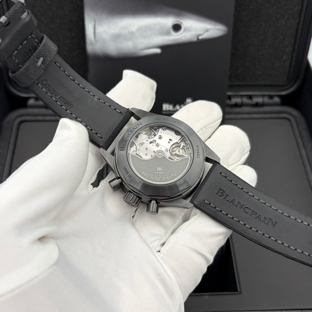 SOLD OUT / ON REQUEST Blancpain Fifty Fathoms Bathyscaphe Chronograph Green Dial Ceramic Bezel 5200-0153-NABA Year 2023 Box & Papers