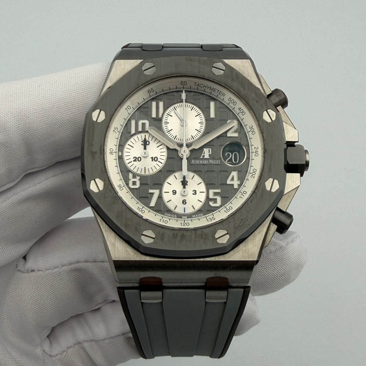 Audemars Piguet Royal Oak Offshore Chronograph “Ghost” 26470IO.OO.A006CA.01 Titanium & Ceramic, Full Set Box & Papers, Year 2021