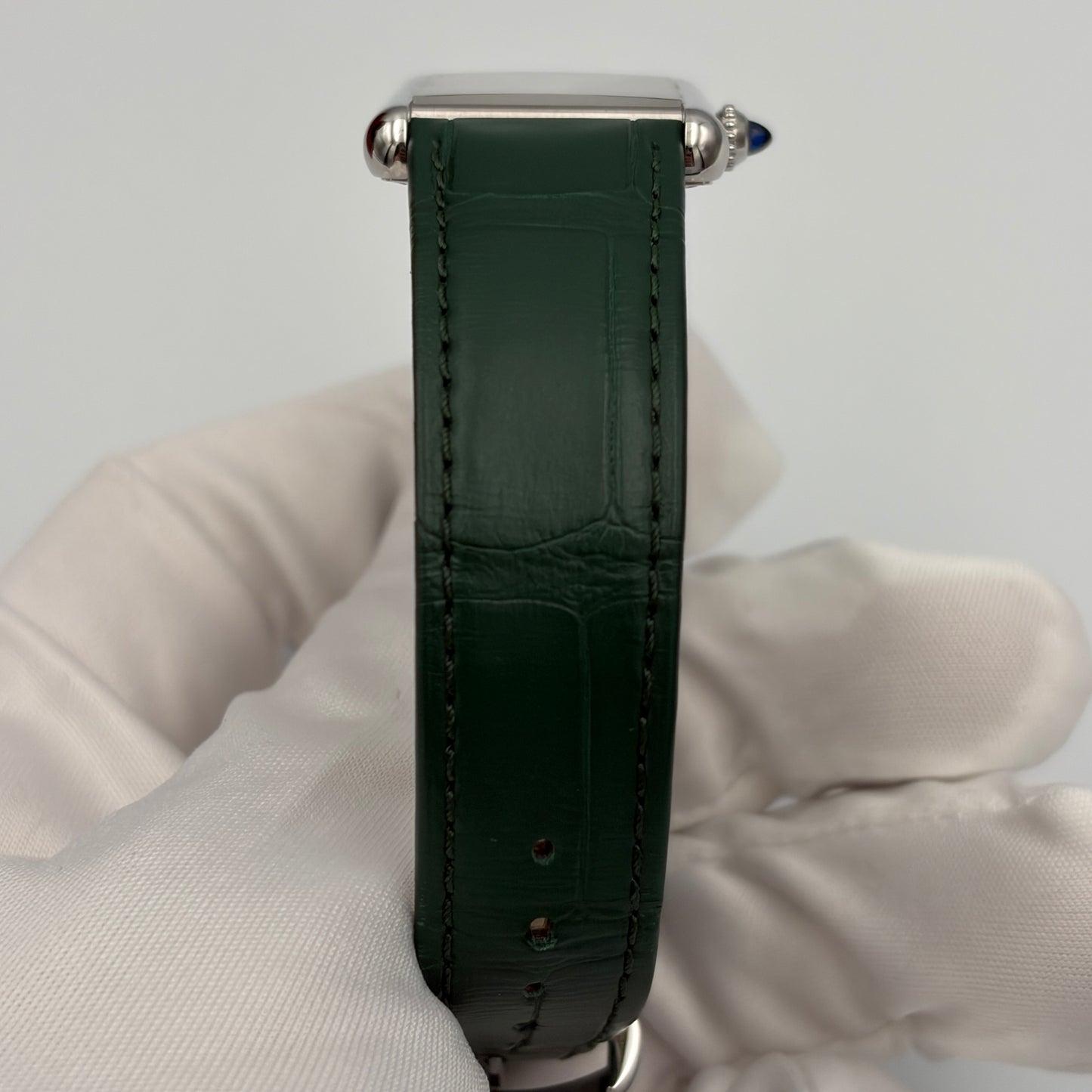 SOLD / ON REQUEST Cartier Tank Must De Cartier WSTA0115 Green Dial 2025 Full Set
