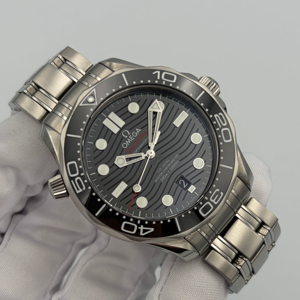 SOLD / ON REQUEST Omega Seamaster Black Dial 210.30.42.20.01.001 Box & Papers Year 2023