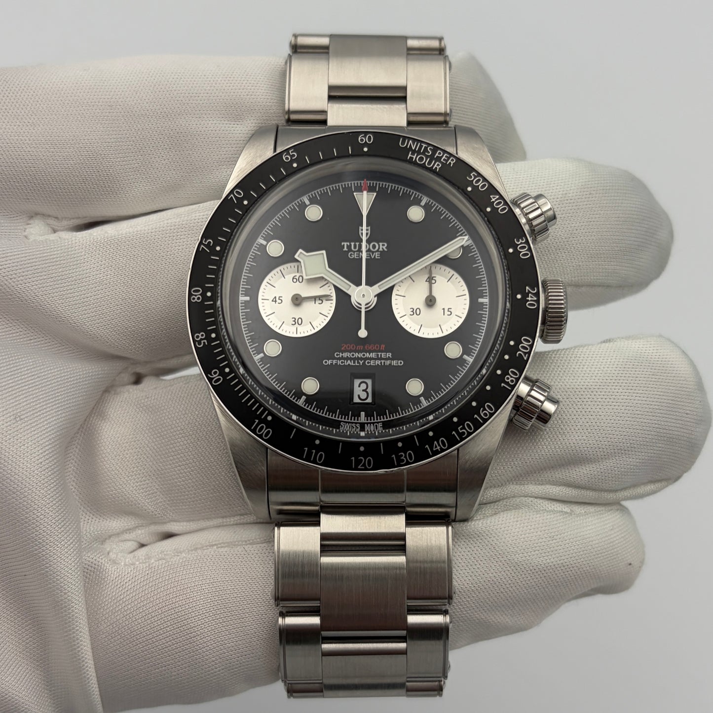 Black Bay Tudor Chronograph “Reverse Panda” Year 2023 Box & Papers 79360N