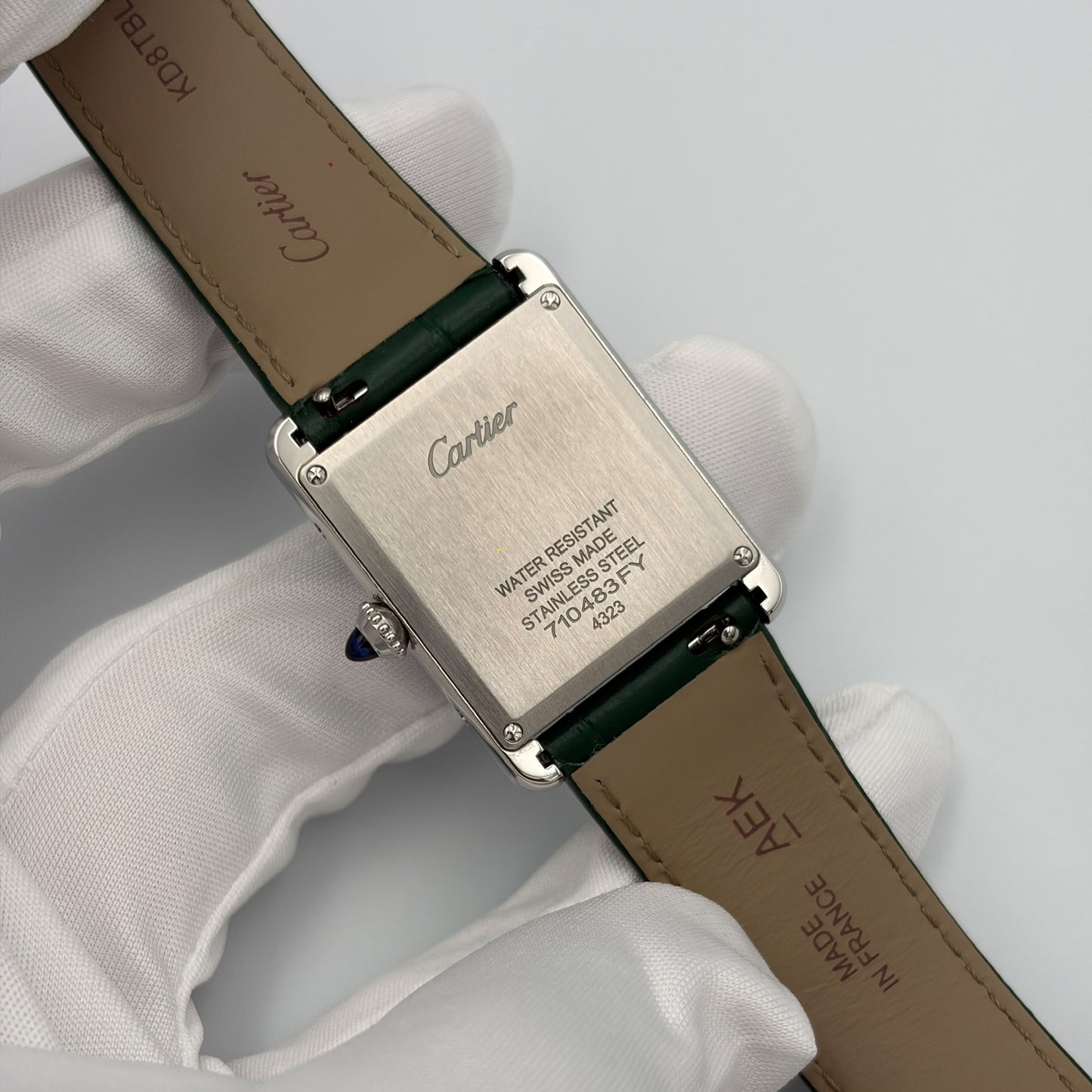 SOLD / ON REQUEST Cartier Tank Must De Cartier WSTA0115 Green Dial 2025 Full Set