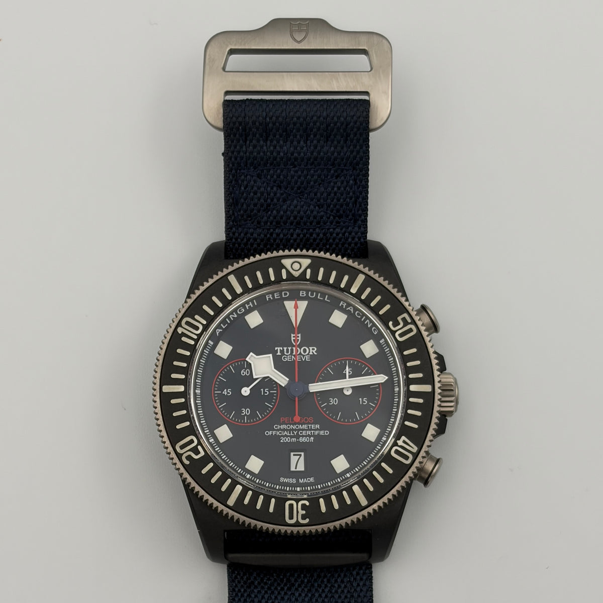 Black Bay Tudor Pelagos FXD Chronograph 25807KN Year 2024 Excellent Condition Full Set