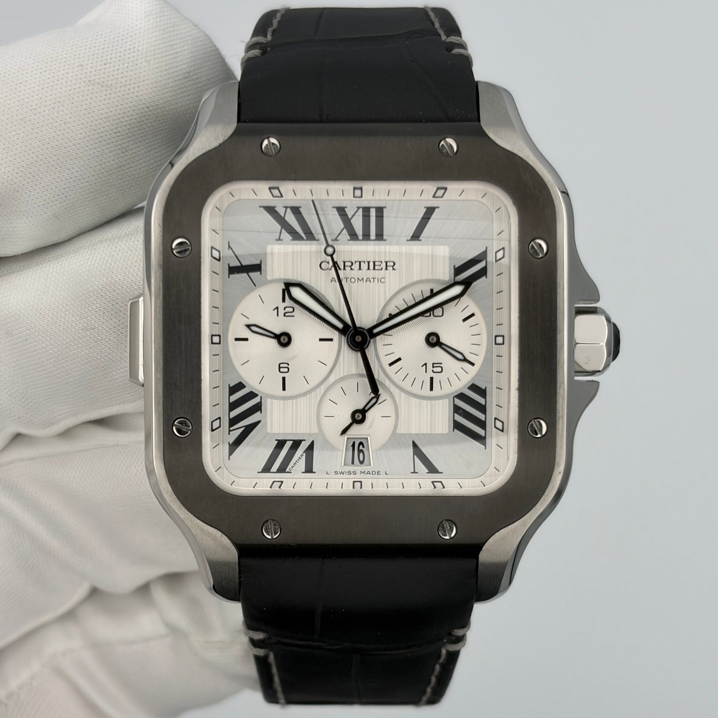 Cartier Santos de Cartier Chronograph XL WSSA0017 Year 2024 Box & Papers