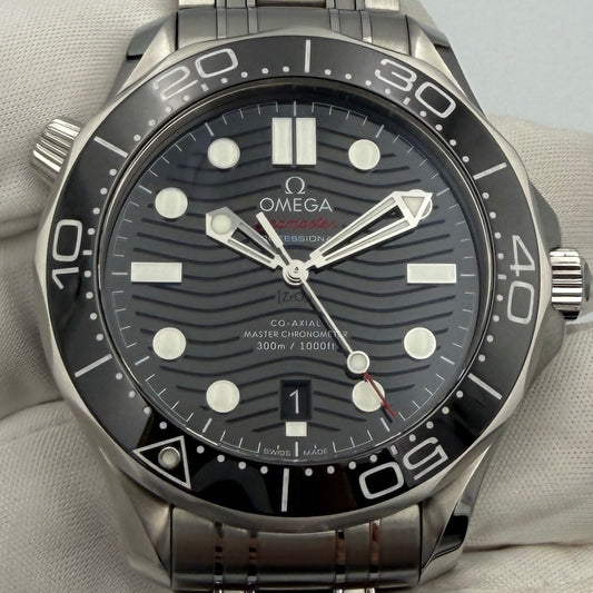 SOLD / ON REQUEST Omega Seamaster Black Dial 210.30.42.20.01.001 box & papers year 2022
