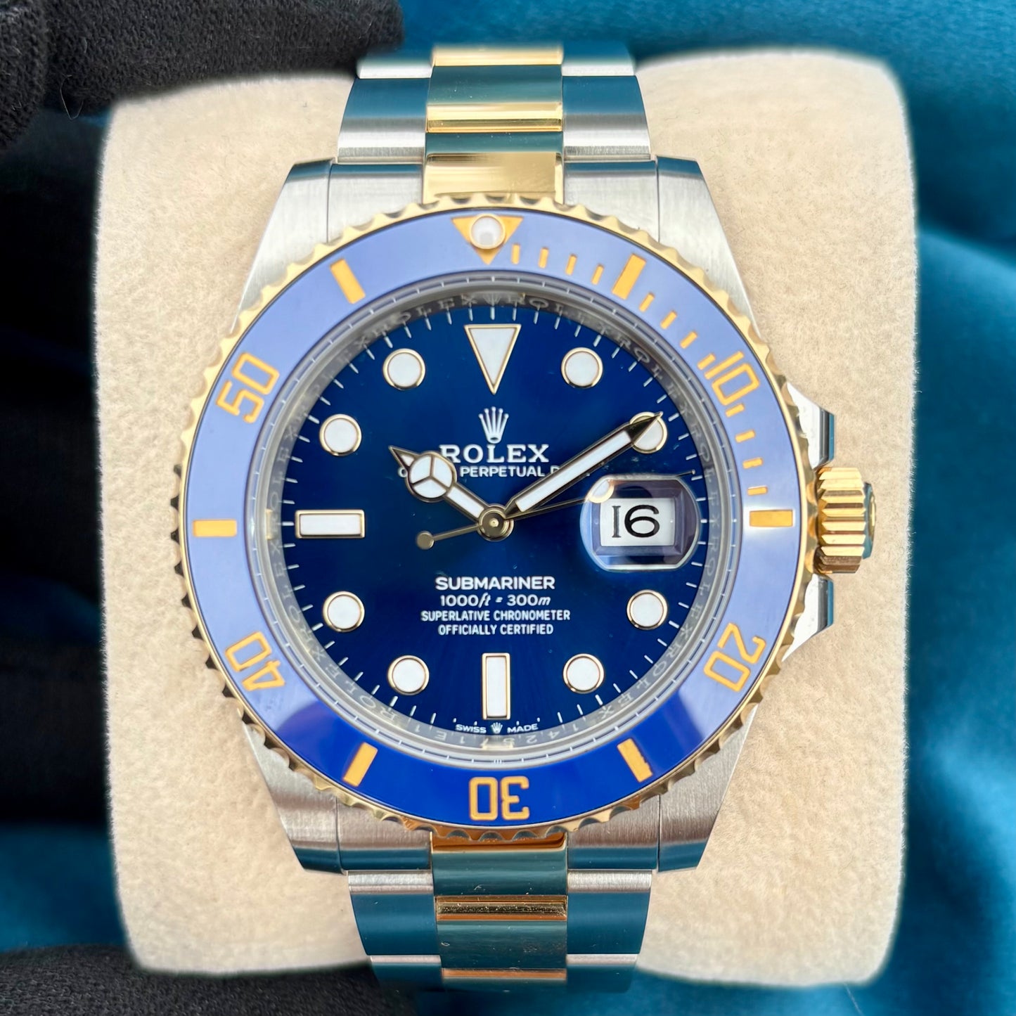 Rolex 126613LB Submariner Bluesy Year 2023 Blue dial Steel & Gold