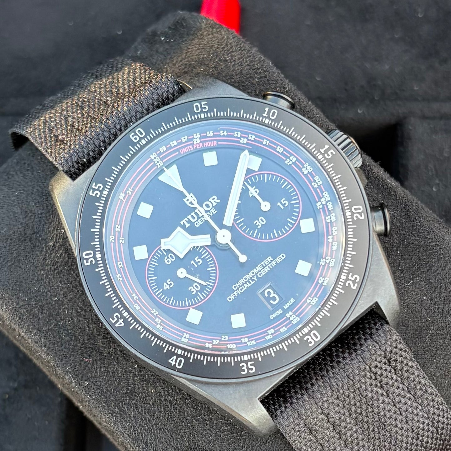 SOLD / ON REQUEST Tudor Pelagos FXD Chrono M25827KN Year 2024 Full Set