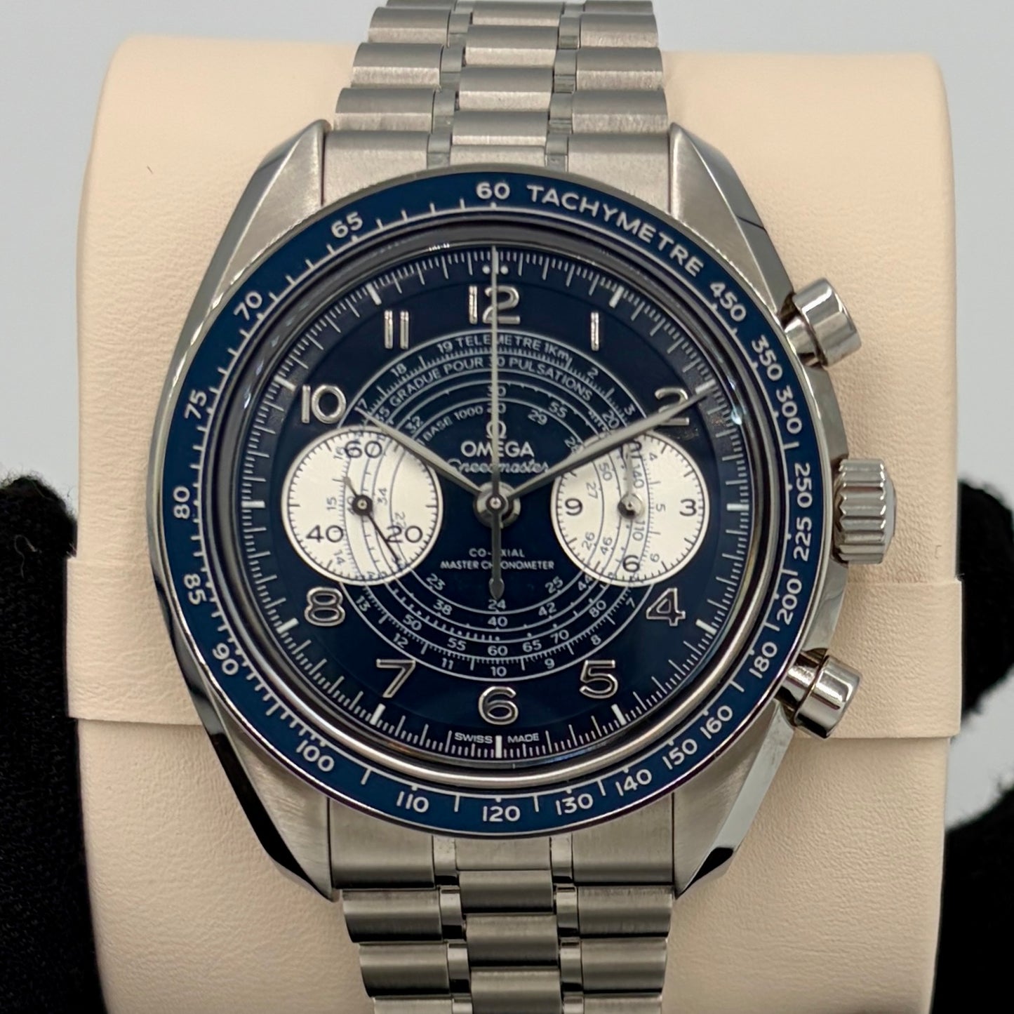 SOLD / ON REQUEST Omega Speedmaster Chronoscope 2023 Full Set 329.30.43.51.03.001
