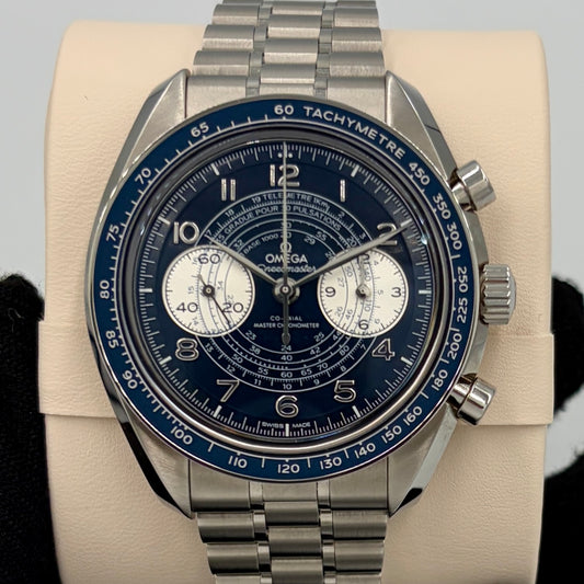 SOLD / ON REQUEST Omega Speedmaster Chronoscope 2023 Full Set 329.30.43.51.03.001