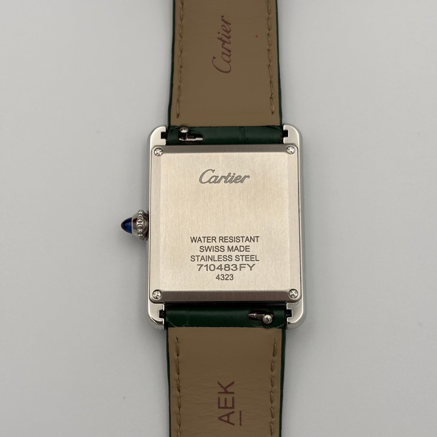 SOLD / ON REQUEST Cartier Tank Must De Cartier WSTA0115 Green Dial 2025 Full Set