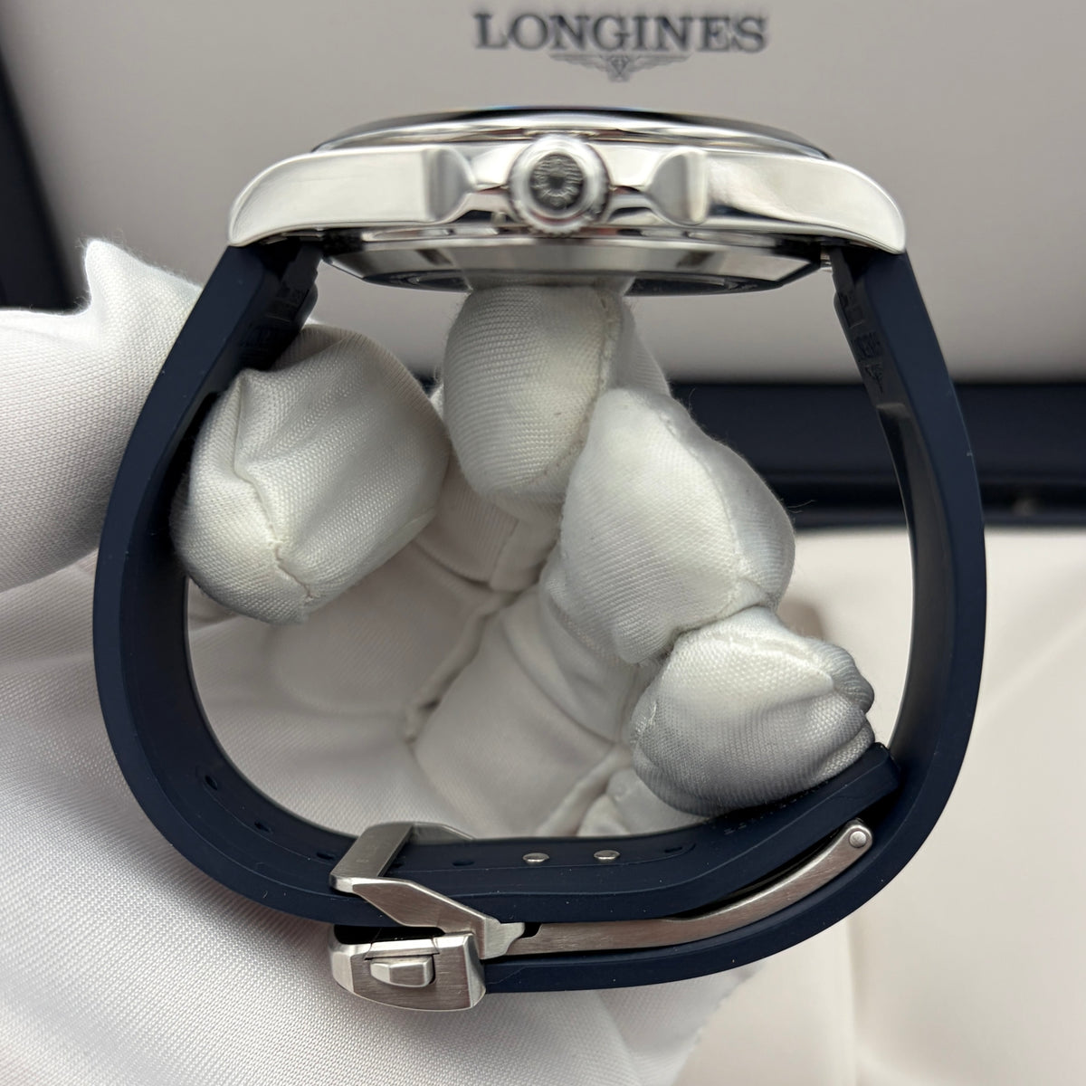 Longines Conquest 41mm Green Dial Green Rubber Strap L3.830.4.02.9 Automatic L888.5 Year 2026 Full Set
