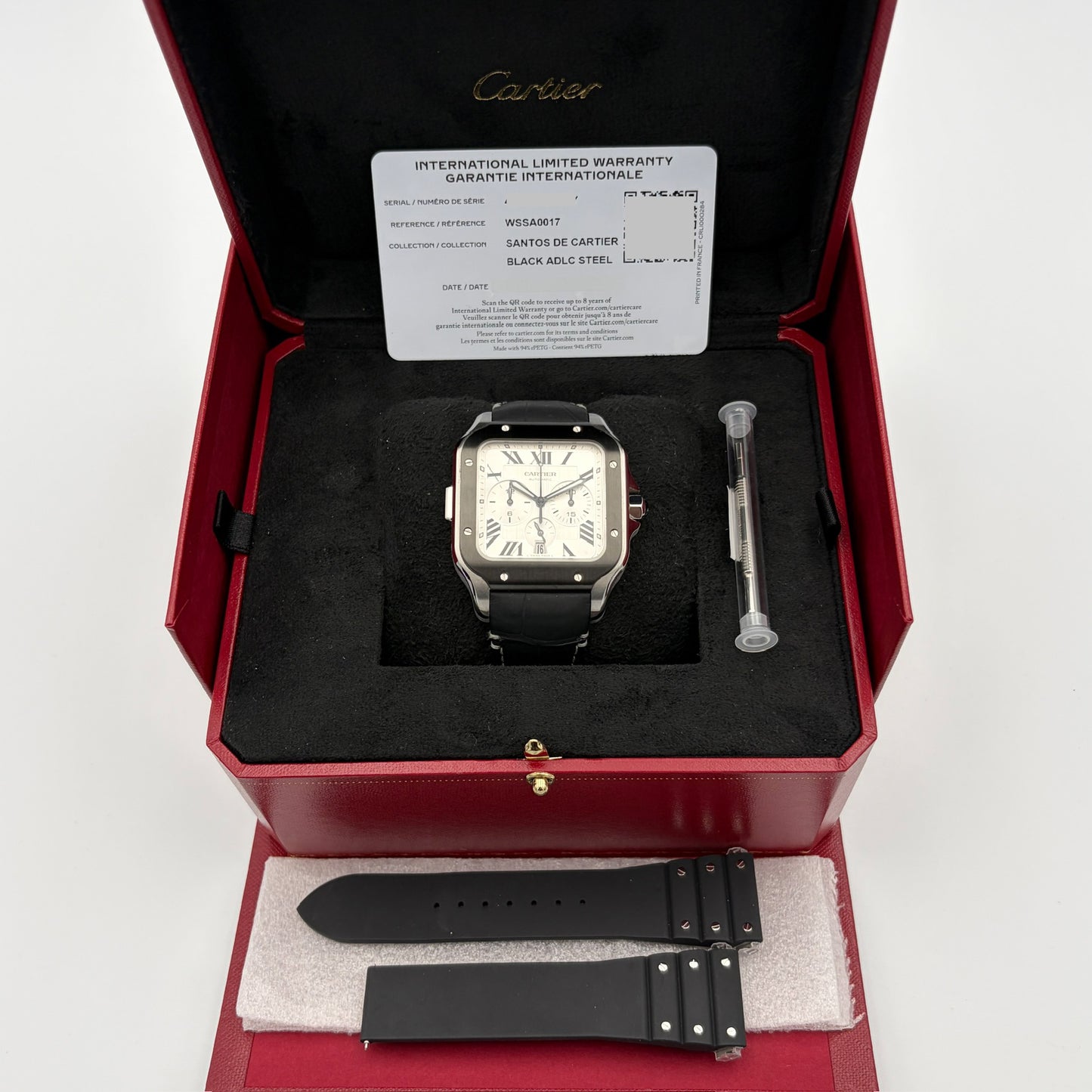 Cartier Santos de Cartier Chronograph XL WSSA0017 Year 2024 Box & Papers
